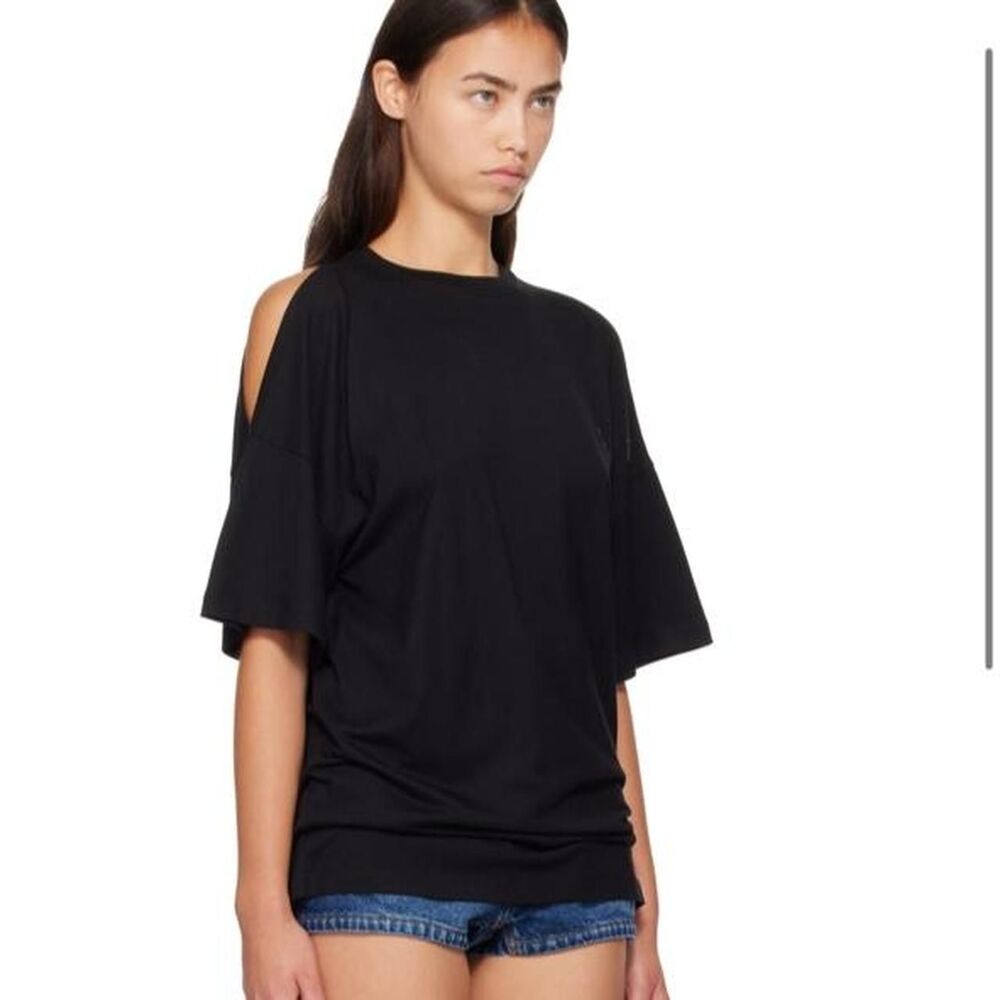 Reformation Women's Black Crop-top